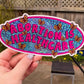 Abortion Is Healthcare Glitter Bumper Sticker