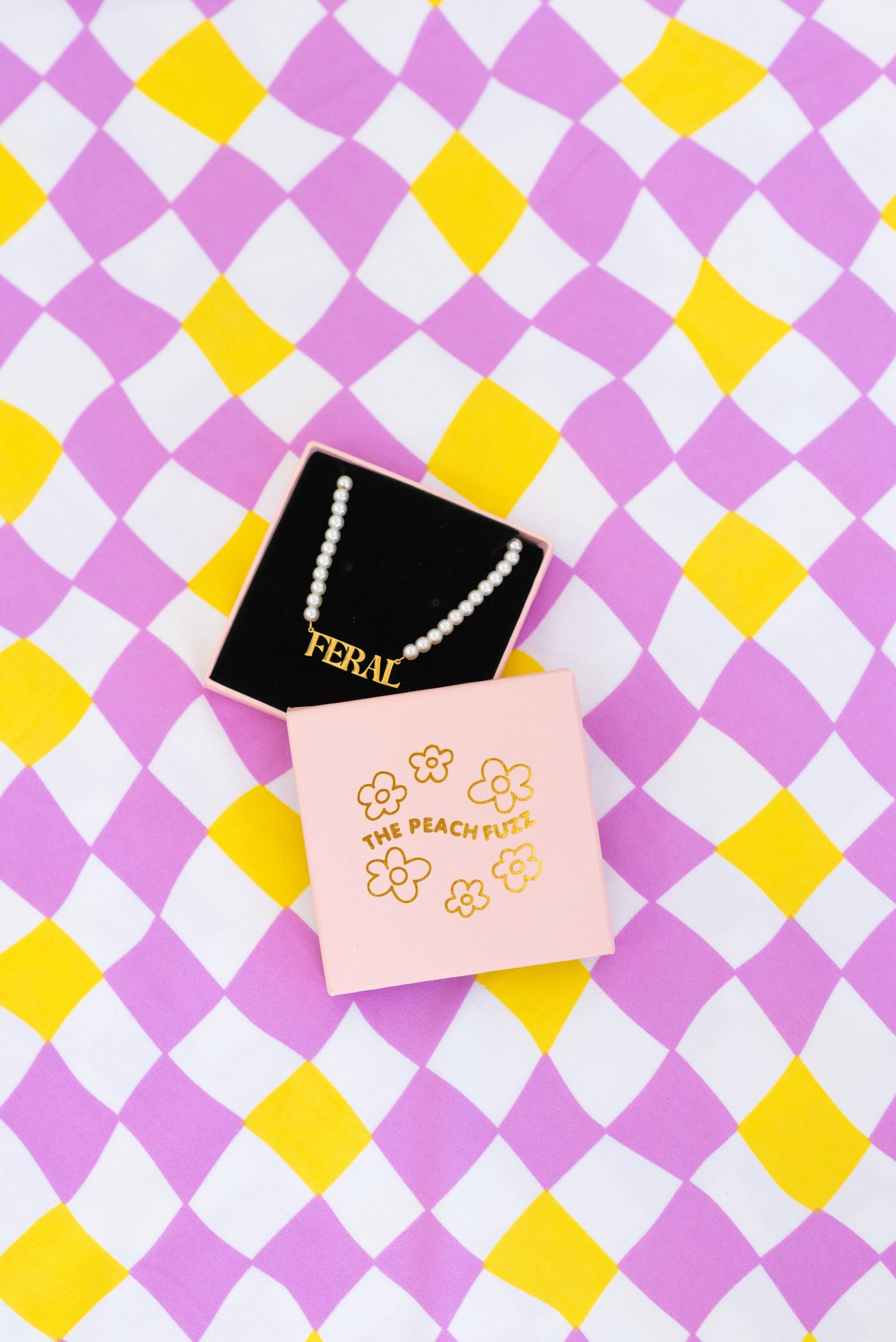 Feral Pearl Necklace - the Peach Fuzz