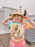 Just Getting Bi Color Block Bucket Hat