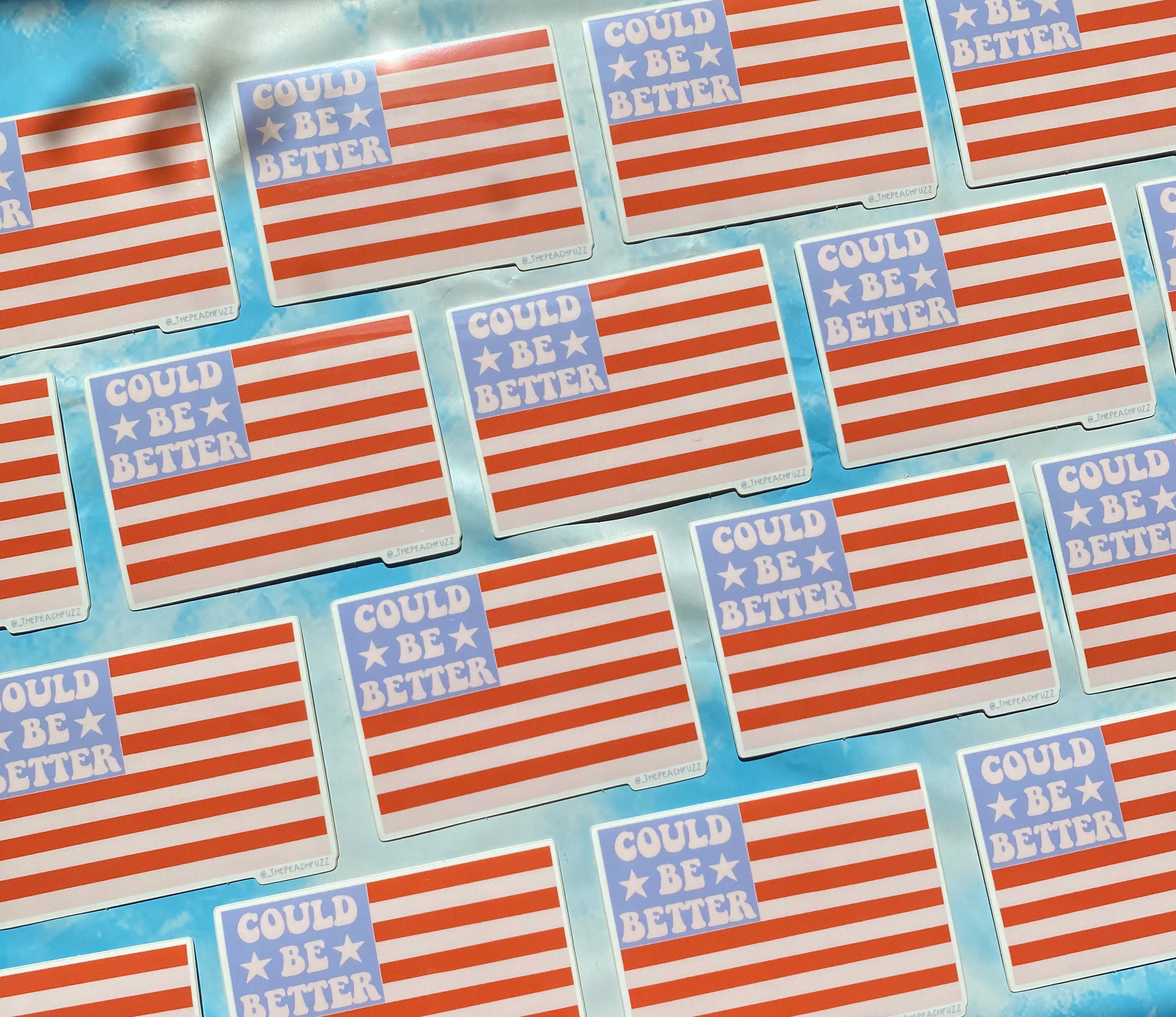 Could Be Better Sticker - The Peach Fuzz