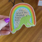 Turn The Frogs Gay Glitter Sticker