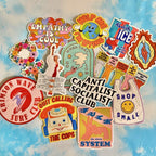 Floral Feminist Sticker - The Peach Fuzz