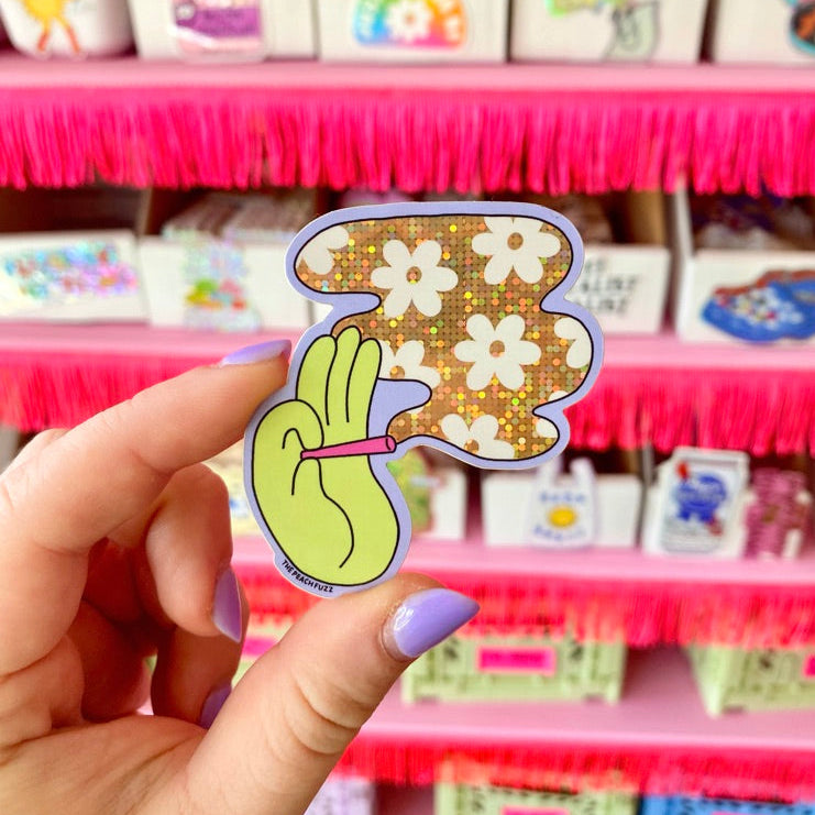 Flower Power Sticker
