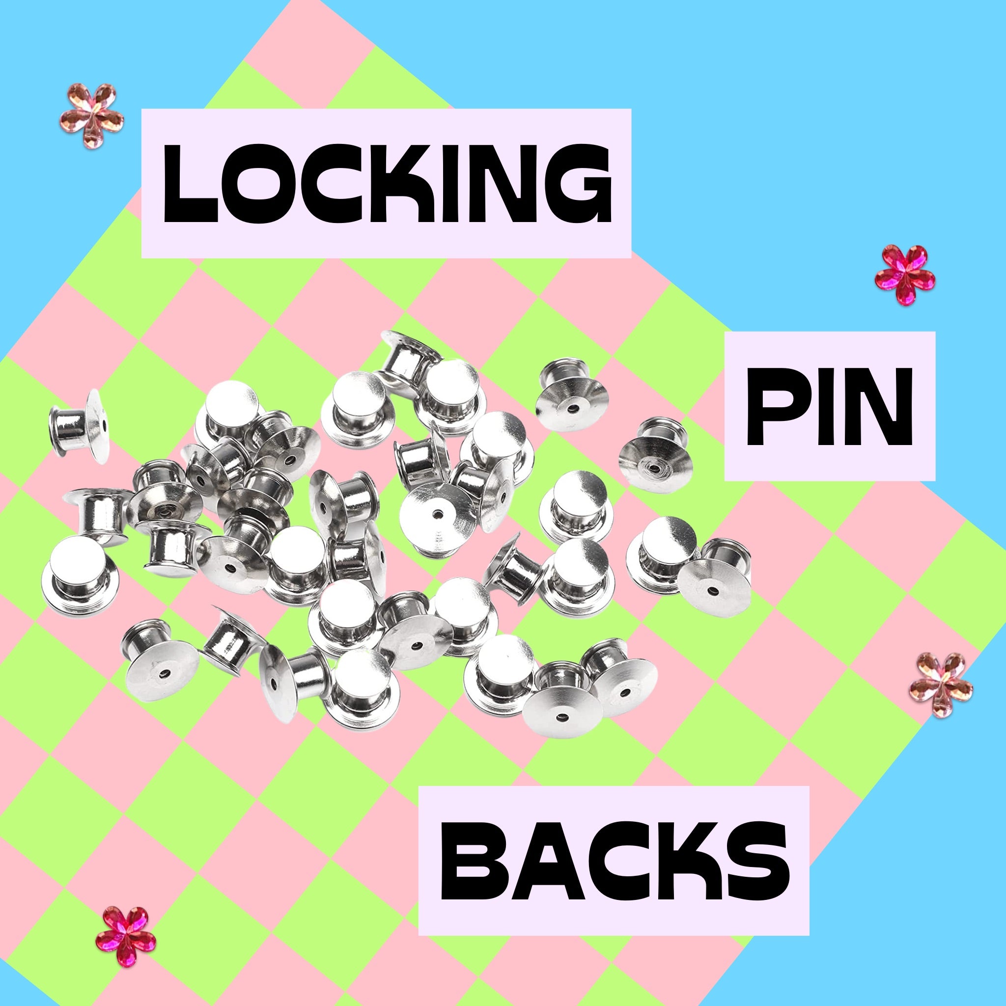 Locking Pin Backs