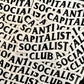 Anti Capitalist Socialist Club Sticker - The Peach Fuzz