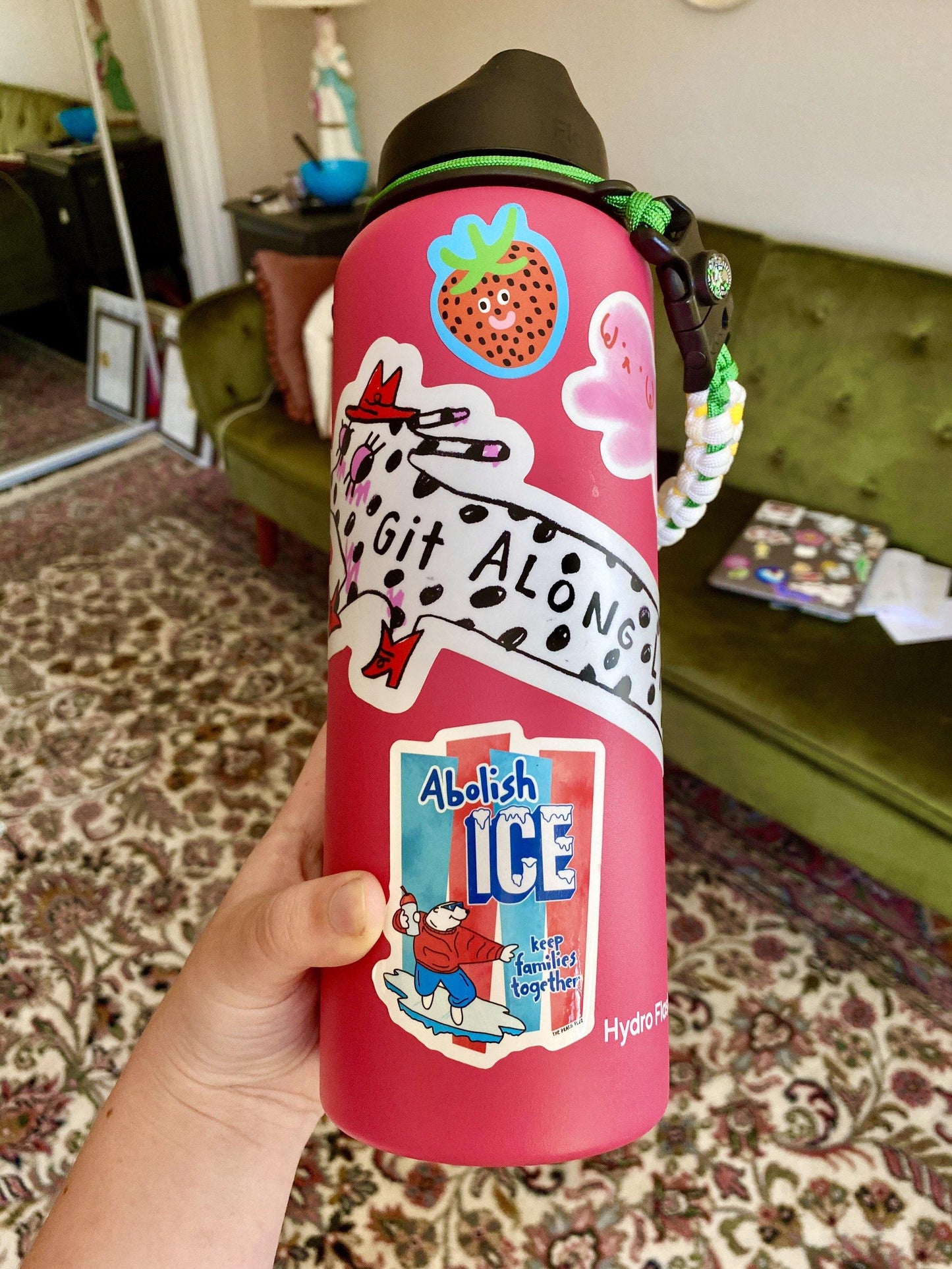 Abolish ICE Sticker - The Peach Fuzz