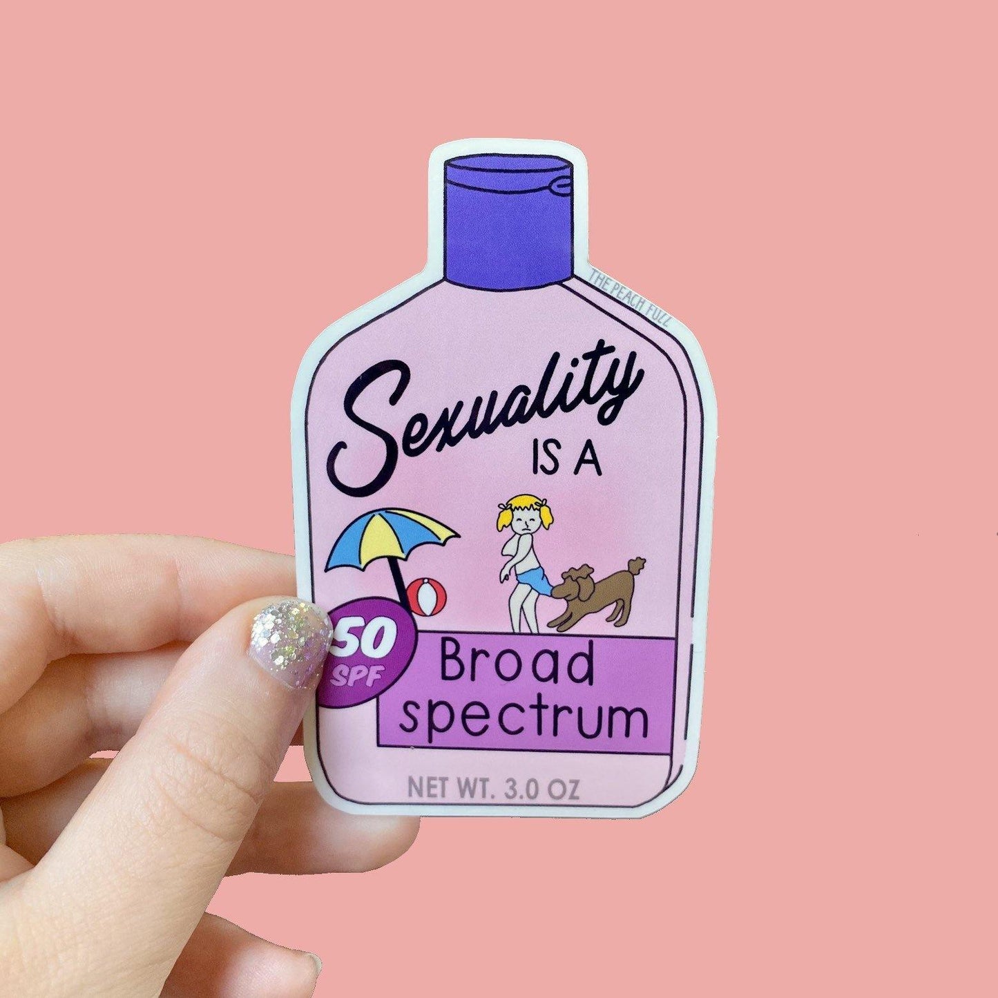 Broad Spectrum Sticker - The Peach Fuzz