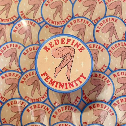 Redefine Femininity Sticker - The Peach Fuzz