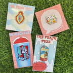 Please Be Nice To Me Enamel Pin - The Peach Fuzz