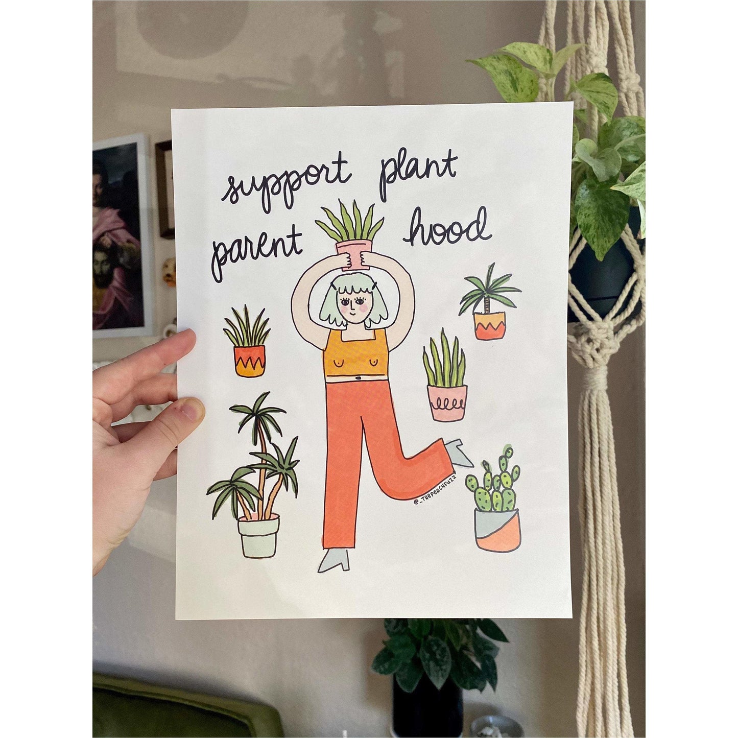 Plant Parenthood Print - The Peach Fuzz