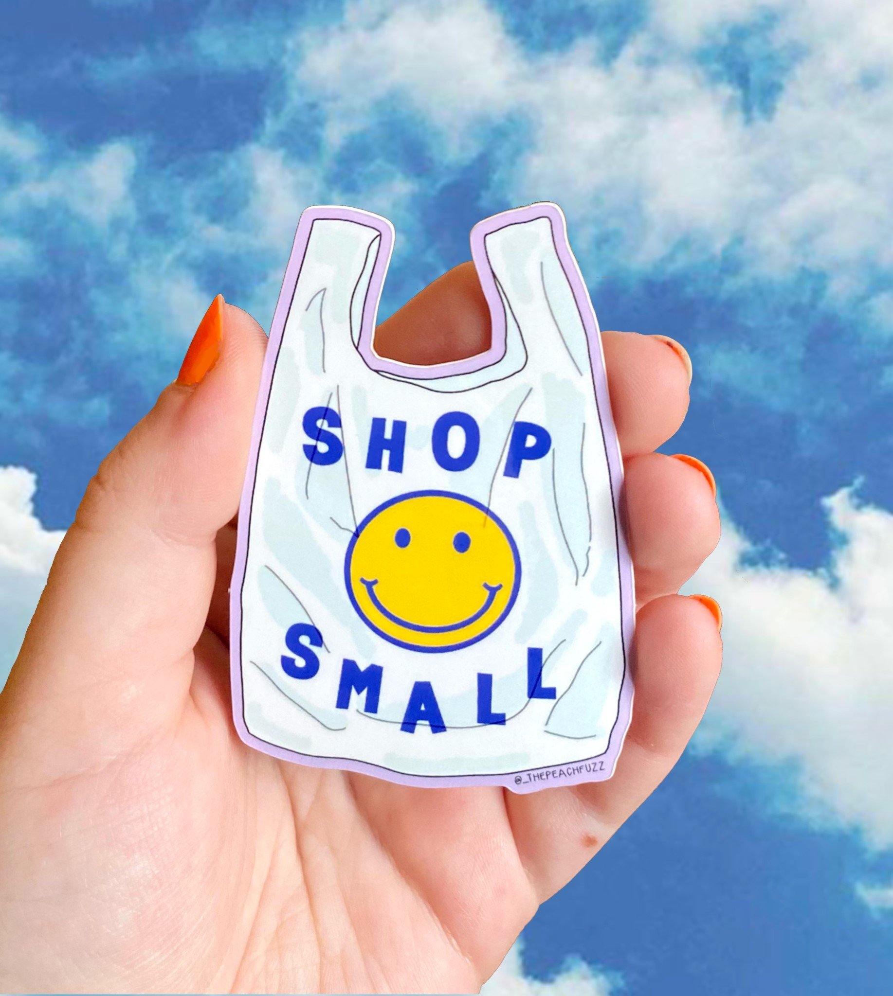 Shop Small Sticker - The Peach Fuzz