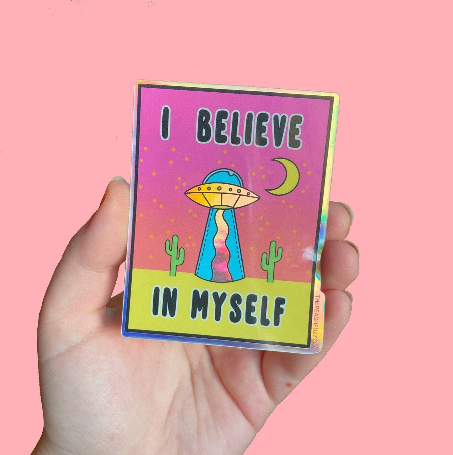 I Believe In Myself Sticker - The Peach Fuzz