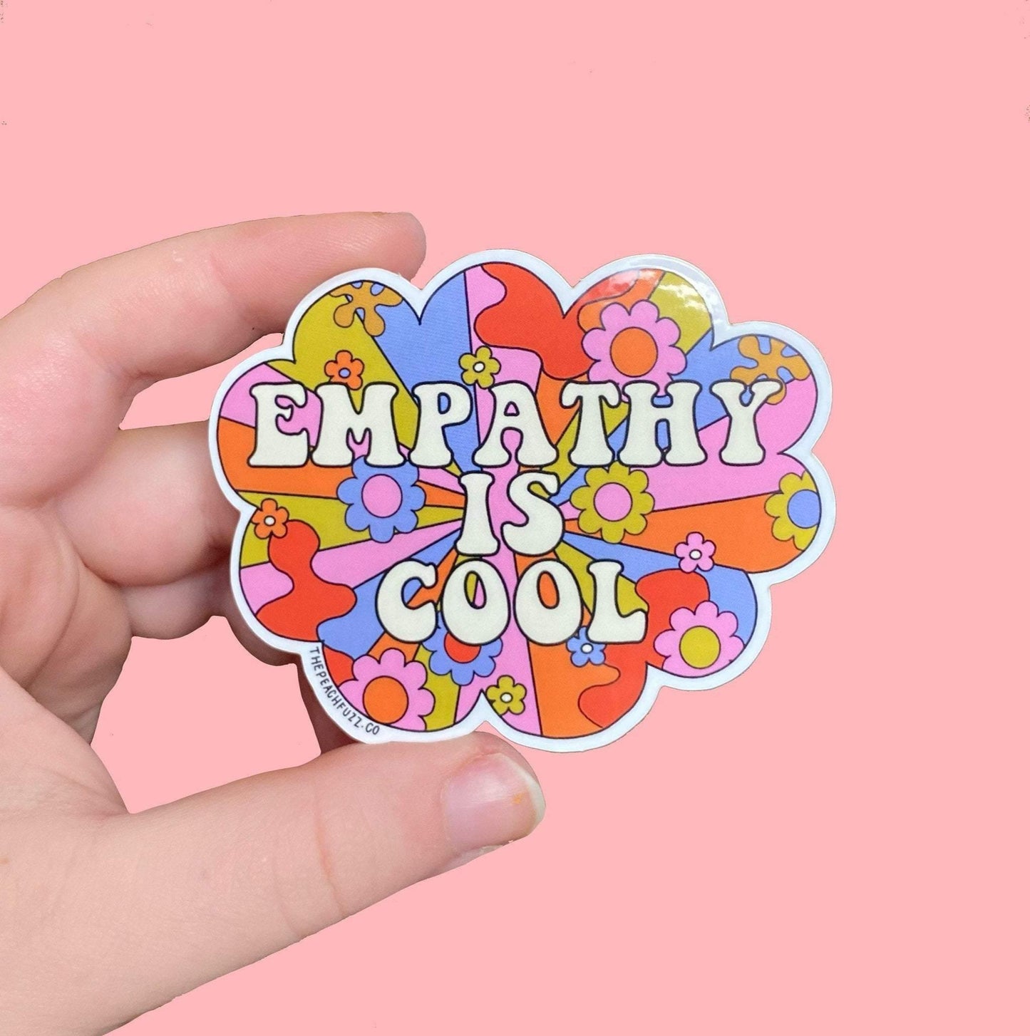 Empathy Is Cool Sticker - The Peach Fuzz