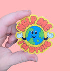 Help Me, I’m Dying Sticker - The Peach Fuzz