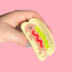 Hot Doggy Dog Hair Claw - The Peach Fuzz